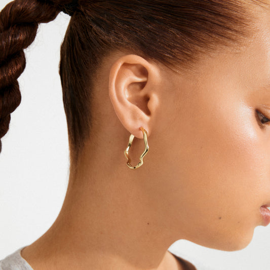 Pilgrim LARKIN earrings gold-plated