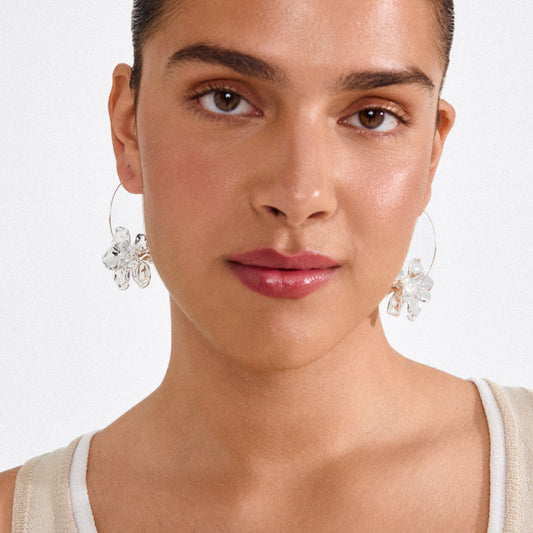 Pilgrim LUNITH earrings silver-plated