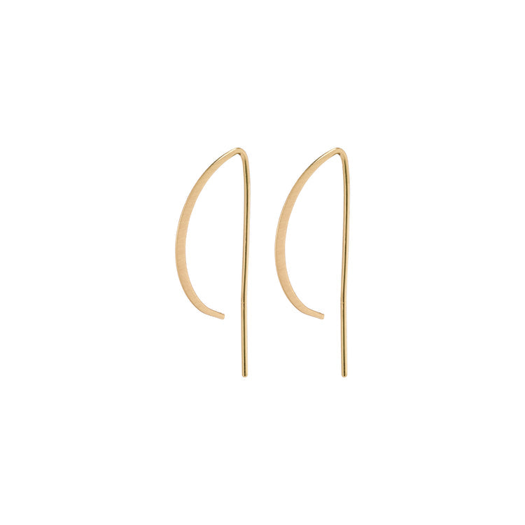 PILGRIM PEONY recycled earrings gold-plated