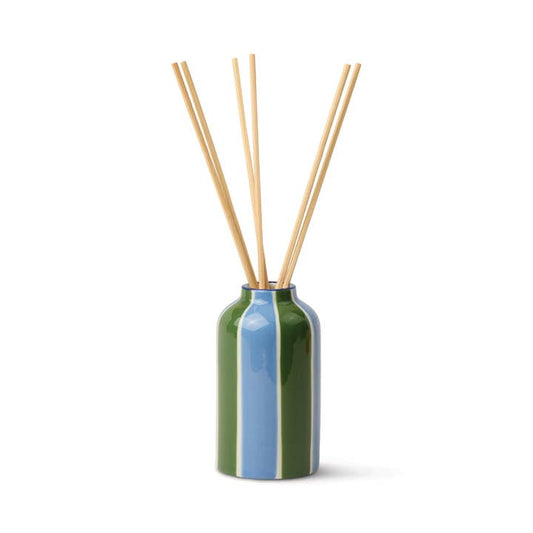 A Dopo Peacock Ceramic Diffuser - Misted Lime 4fl.oz / 118ml