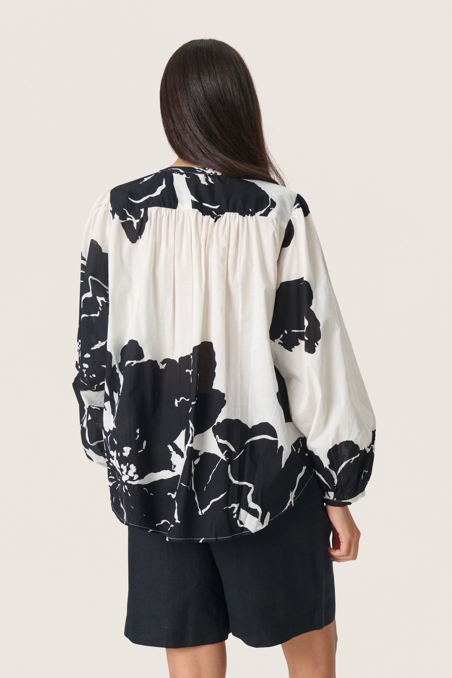 Soaked in Luxury Joanne Shirt in Whisper White Mega Flower