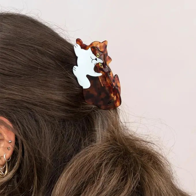 Hair Claw Clip - Cat