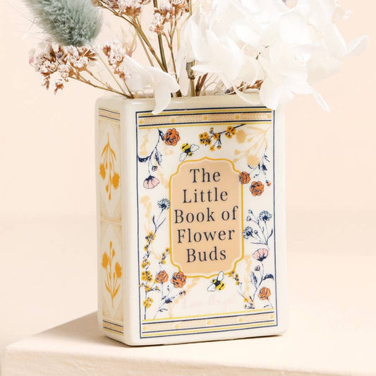Lisa Angel - Ceramic Little Book of Flower Buds Tiny Vase