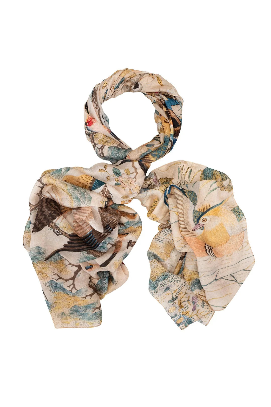 One Hundred Star Hummingbird Nude Scarf