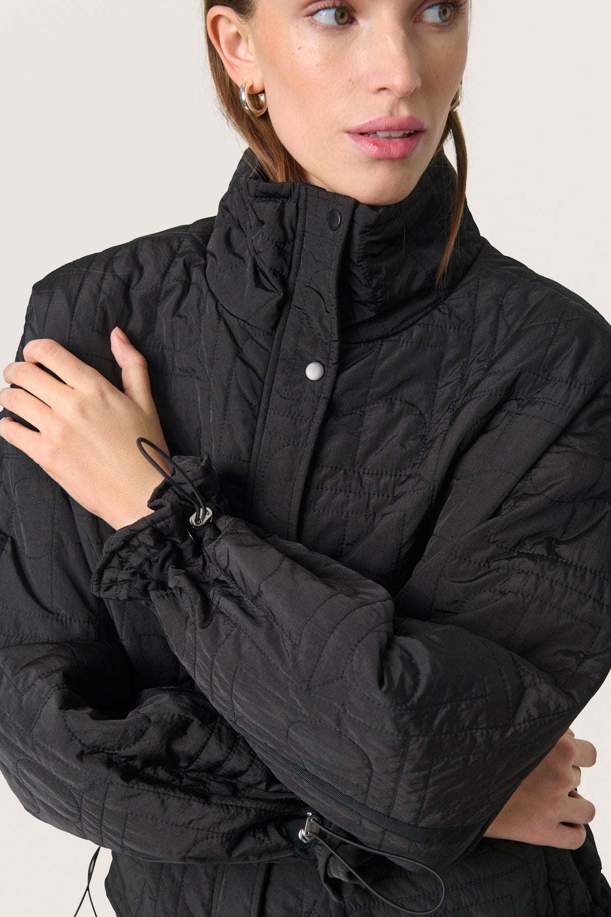 Soaked in Luxury Jackline Short Jacket in Black