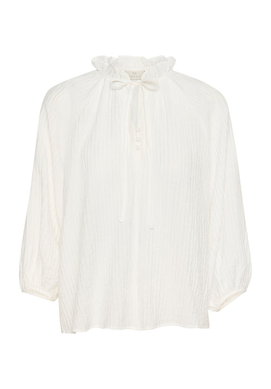 Kaffe Lianna Blouse in Chalk