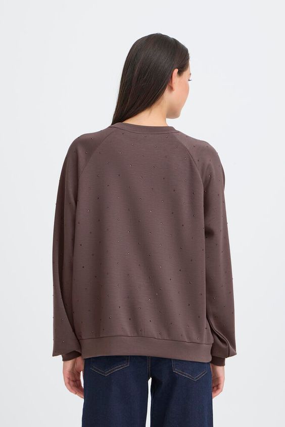 ICHI Amias LS Sweat in Shale