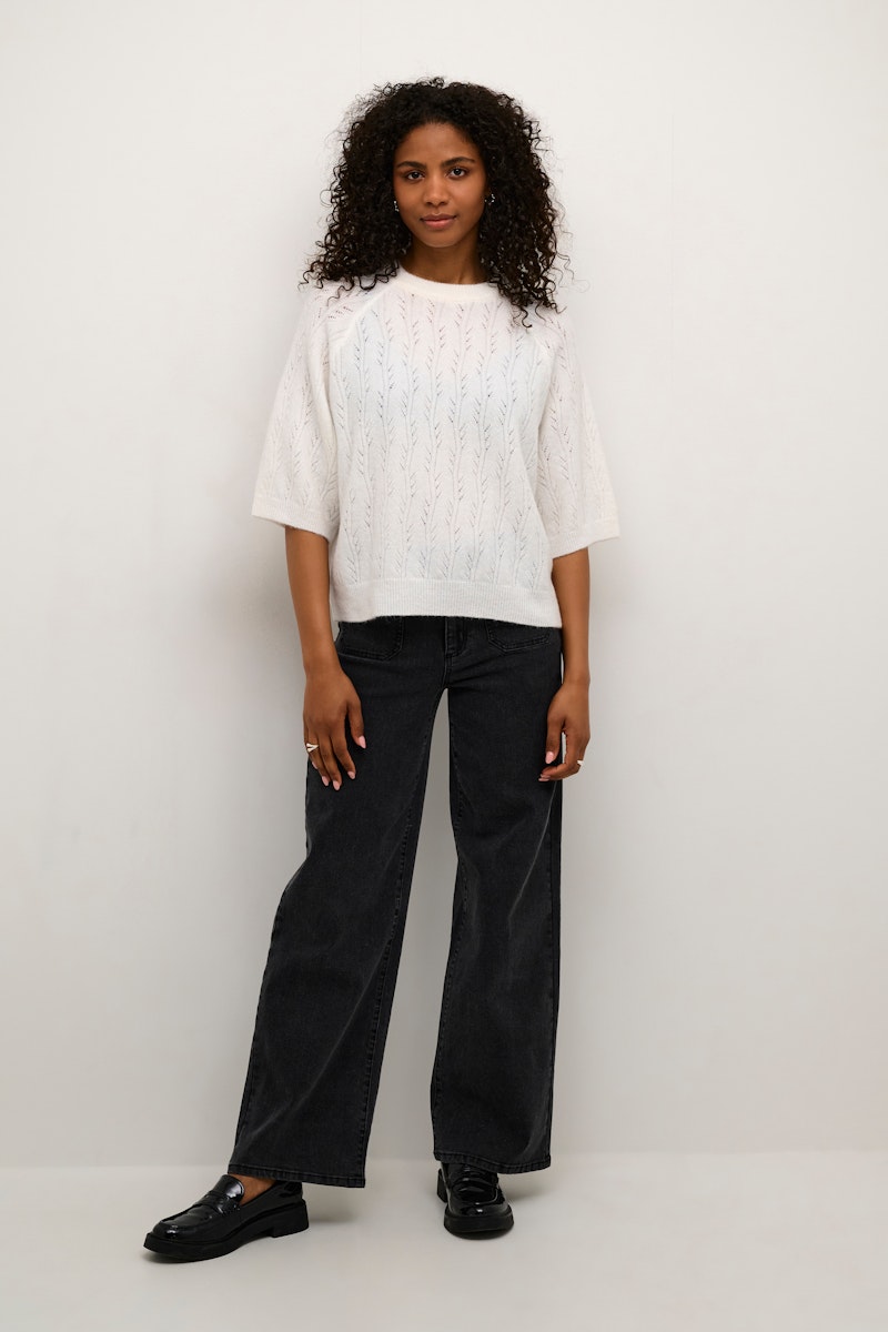 Fransa Tella Pullover in Chalk