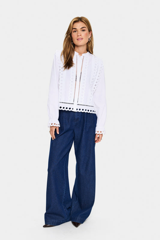 Saint Tropez Marlee Shirt in Bright White