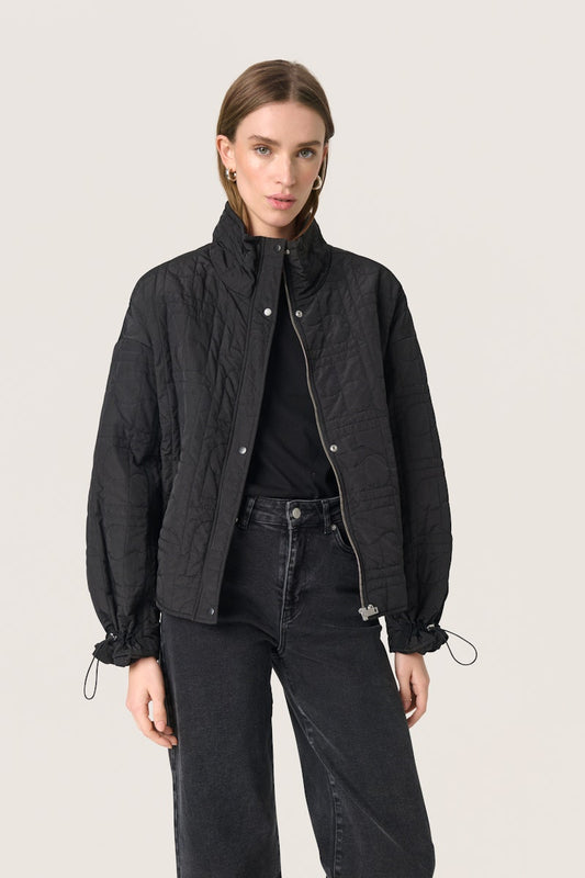 Soaked in Luxury Jackline Short Jacket in Black