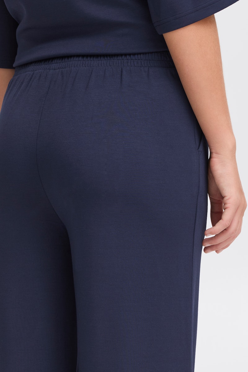 Fransa Aurora Pant in Navy Blazer