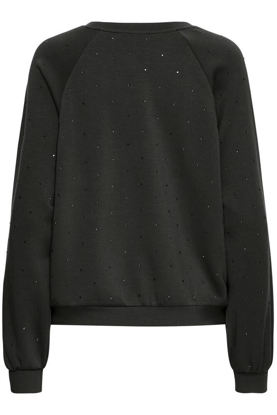 ICHI Amias LS Sweat in Black
