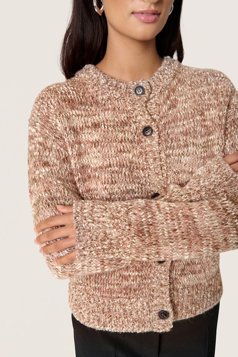 Soaked in Luxury Macawi Long Sleeve Buttoned Wool Blend Cardigan