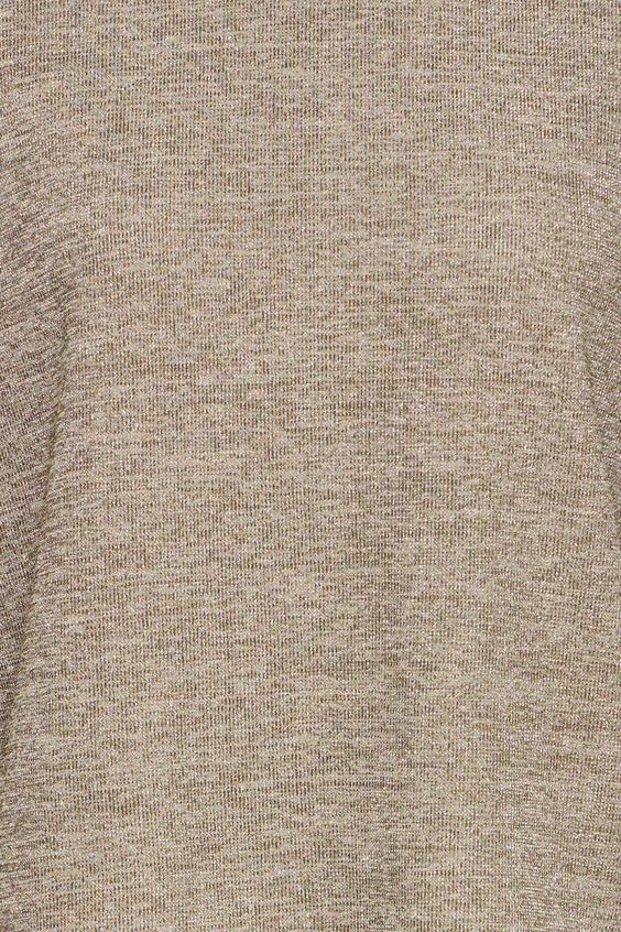 ICHI Danice SS Top in Silver Mink - Nature