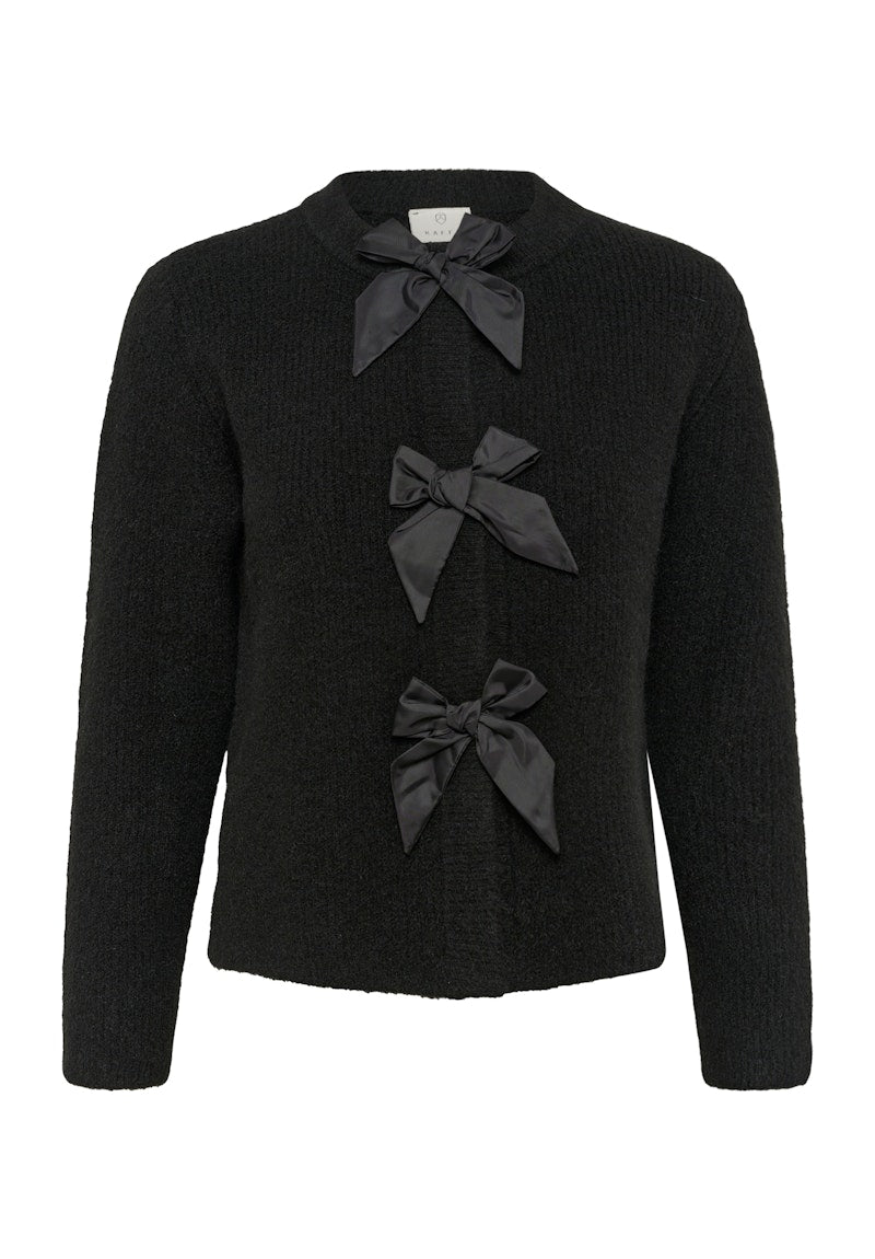 Kaffe May Cardigan in Black Deep