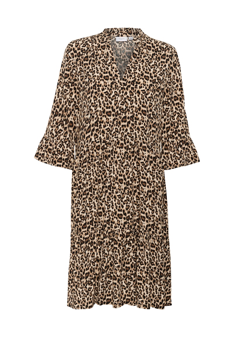 Saint Tropez Eda Dress in Black Reg Leo