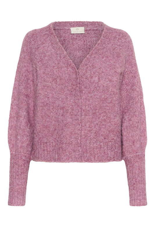 Kaffe Cuba Cardigan in Tulipwood Melange