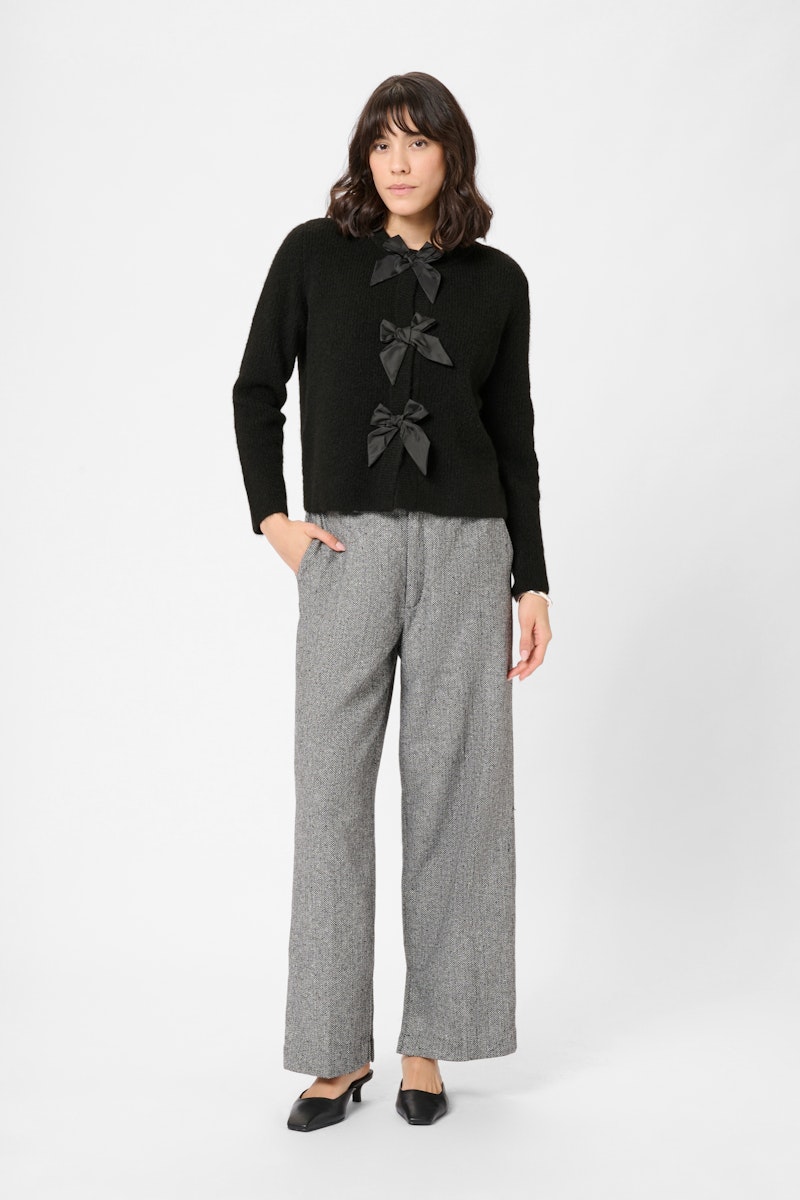 Kaffe May Cardigan in Black Deep