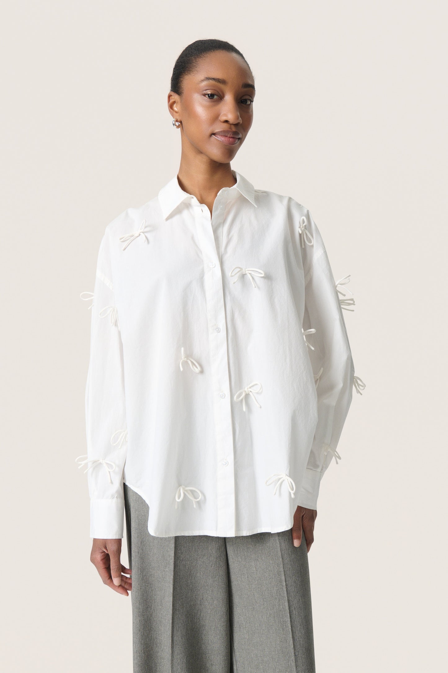 Soaked in Luxury Joa Shirt in Broken White