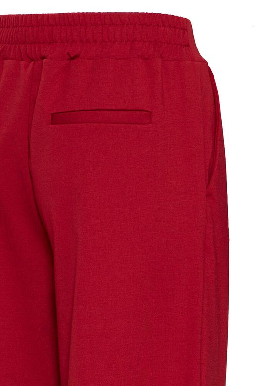 ICHI Kate SUS Office Wide Trousers in Biking Red
