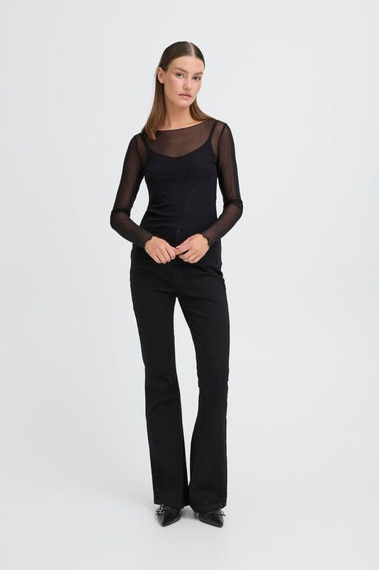 ICHI Noviola LS Top in Black