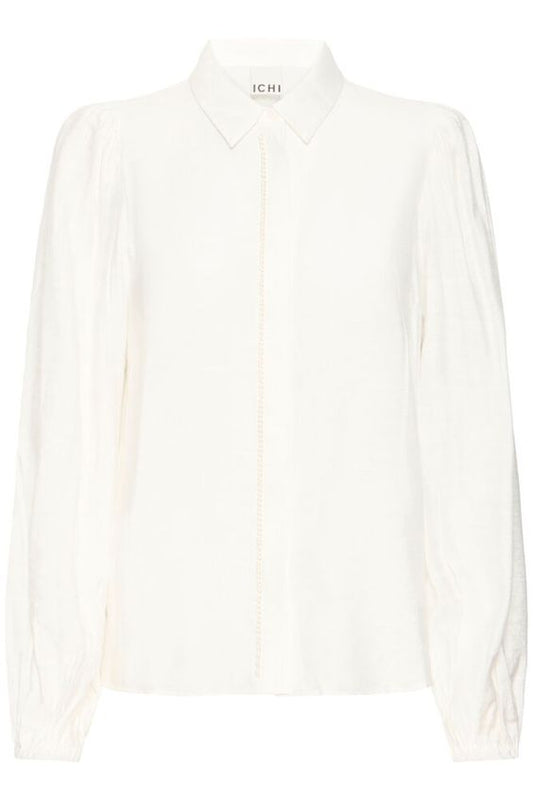 ICHI Rhines Shirt in Cloud Dancer