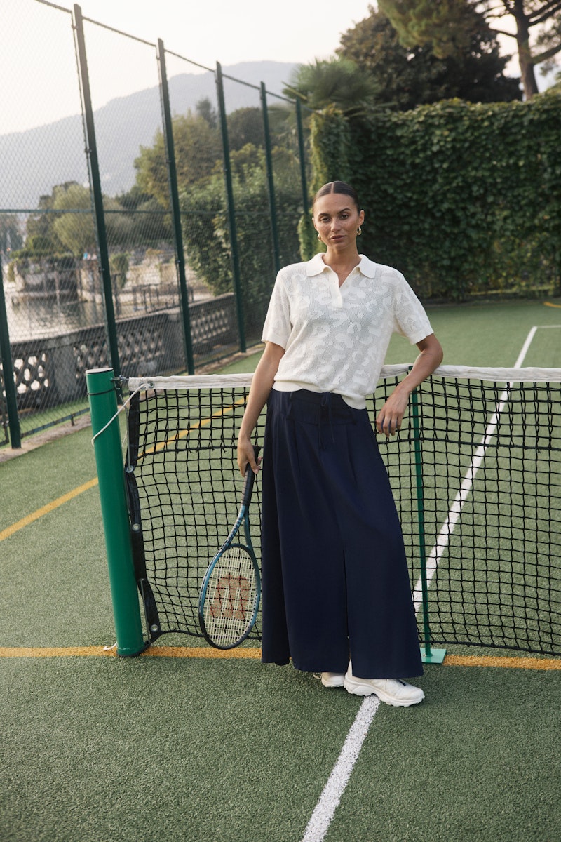 KAFFE Illis Skirt in Midnight Marine