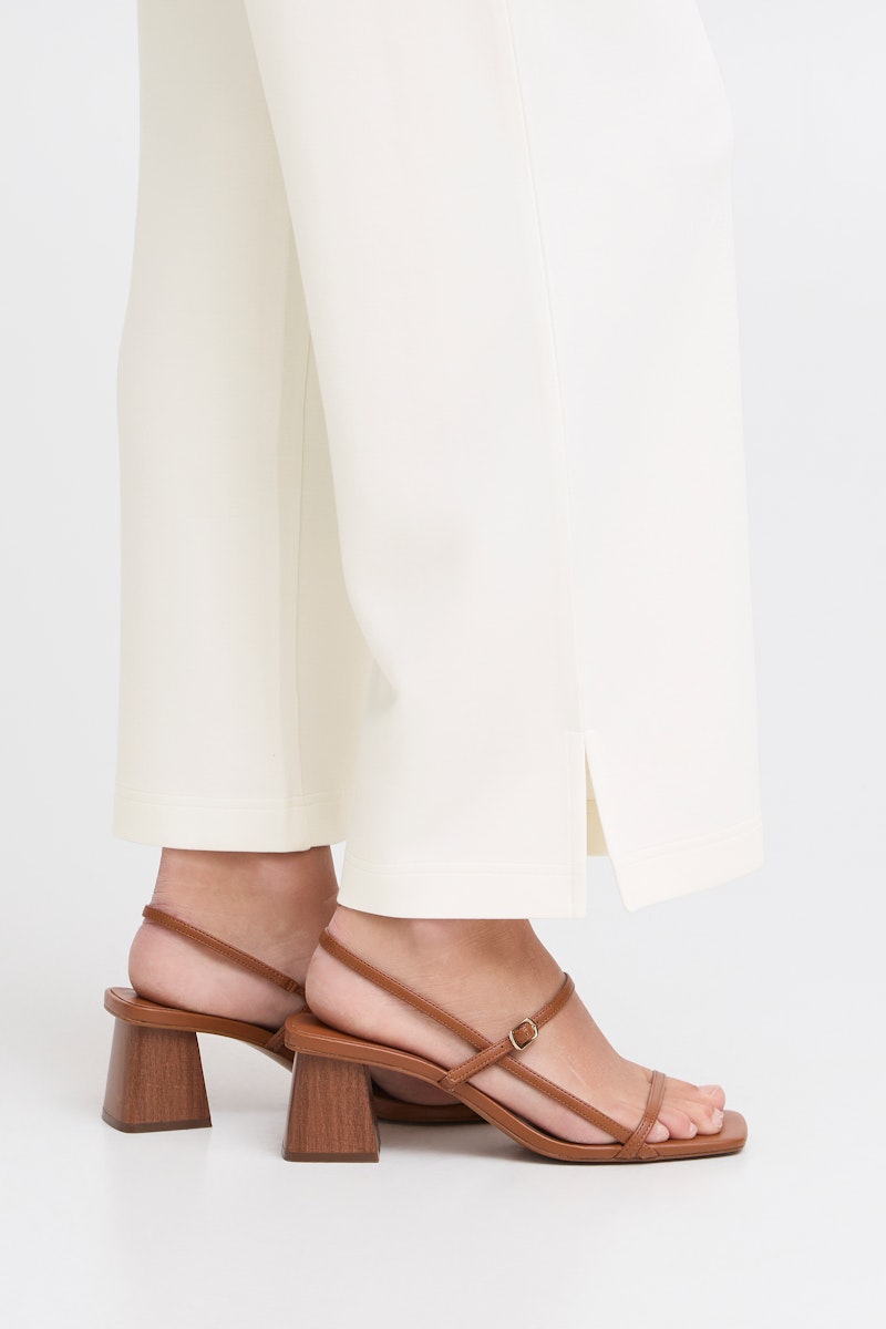 Fransa Aurora Pant in Whisper White