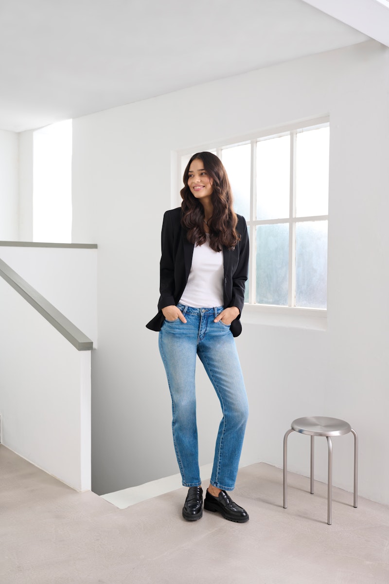 Kaffe Maris Reg Fit Jeans in Vintage Blue