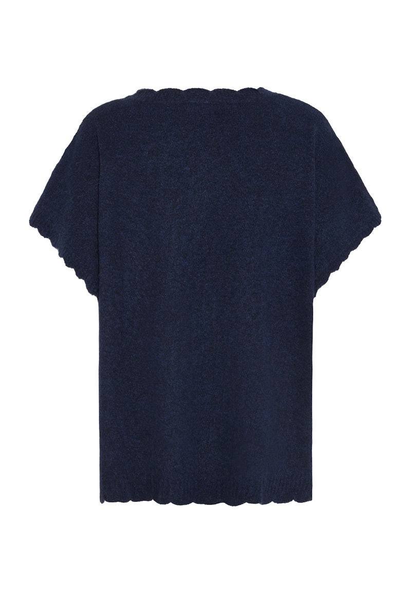 ICHI Macha Poncho in Total Eclipse