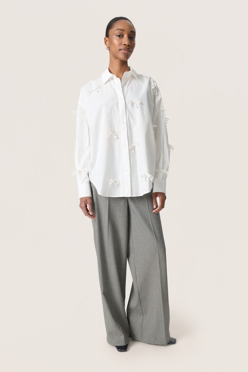 Soaked in Luxury Joa Shirt in Broken White