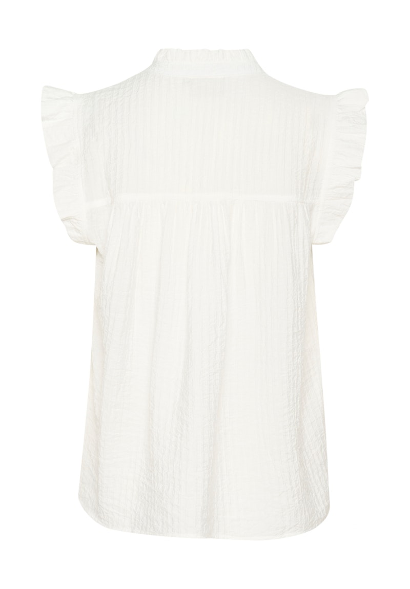 Kaffe Aliany Blouse in Chalk