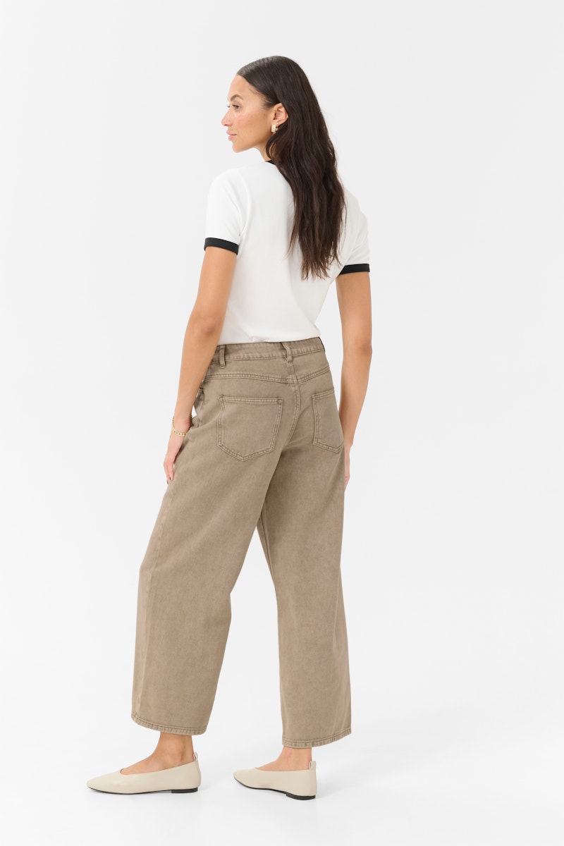 Kaffe Arania HW Jeans in Light Brown Wash
