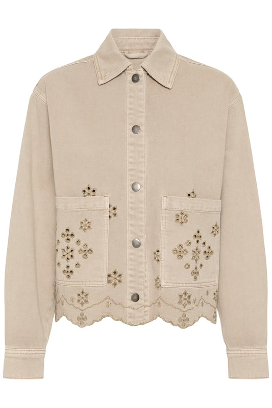 KAFFE Mimi Casual Jacket in Feather Gray