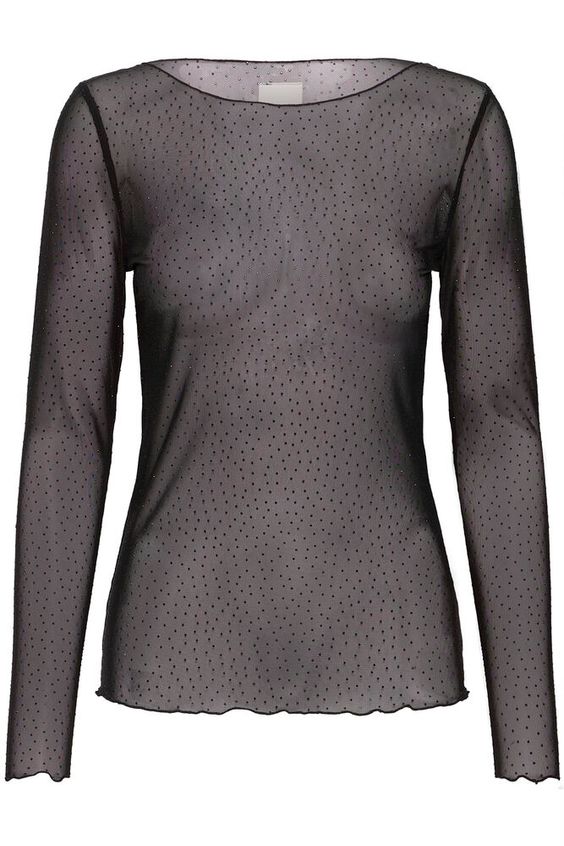 ICHI Noviola LS Top in Black