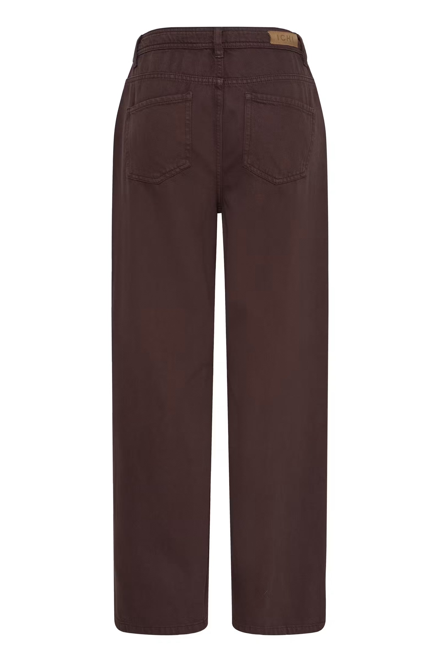ICHI Hezano Wide Pant in Chicory Coffee / Brown