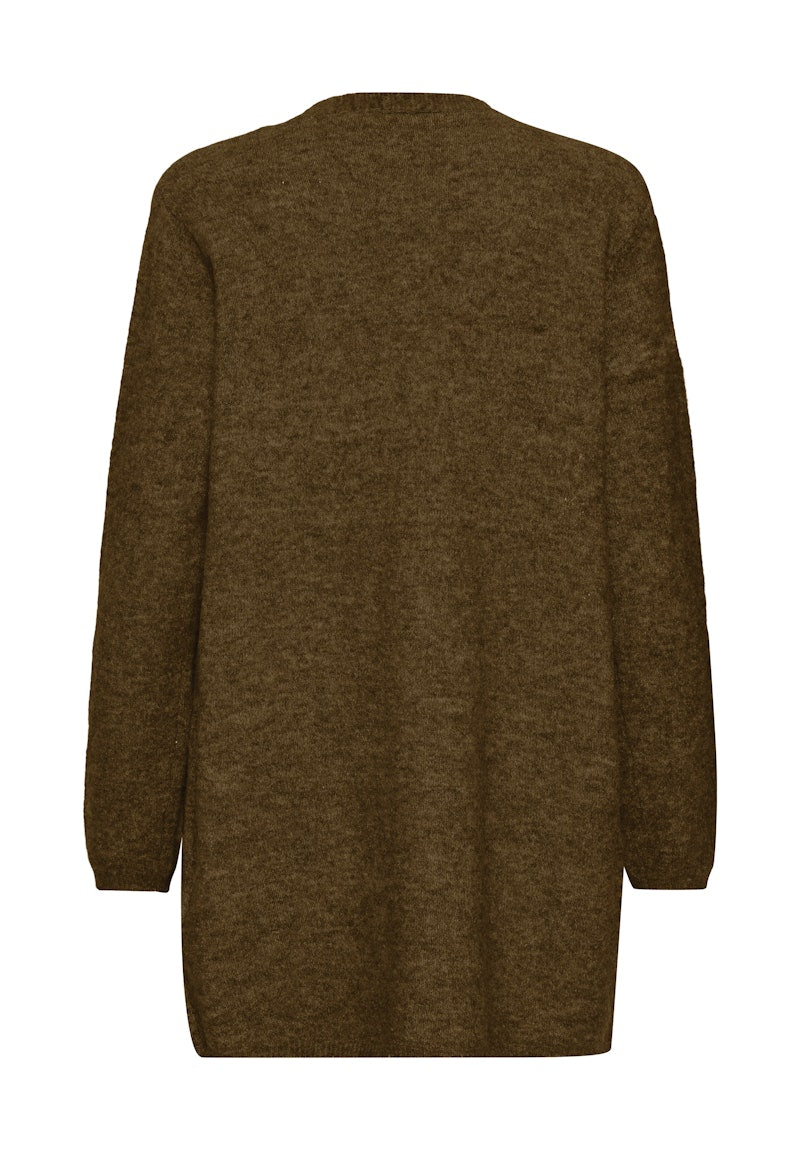 Fransa Sanny Cardigan in Dusty Olive Melange