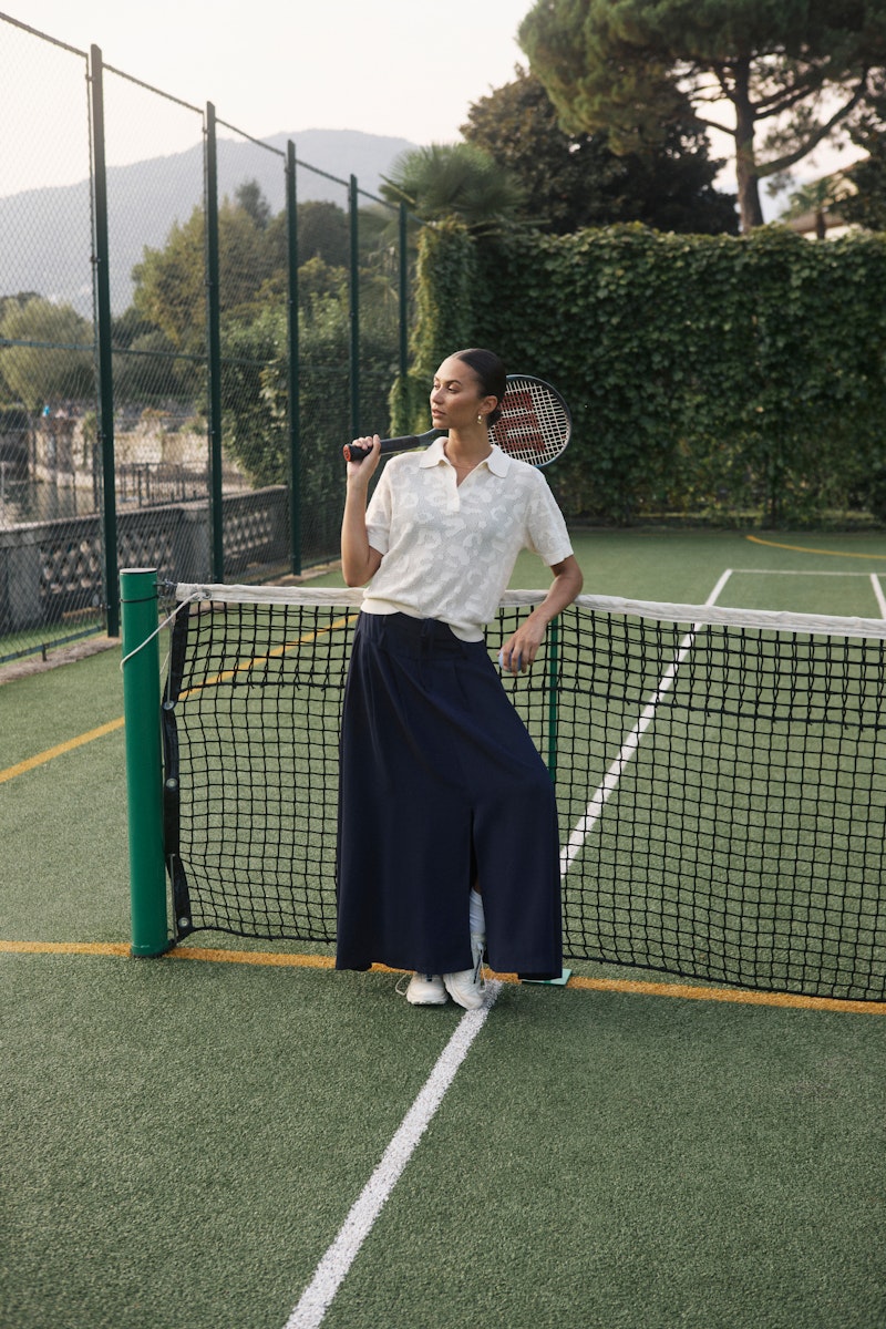 KAFFE Illis Skirt in Midnight Marine