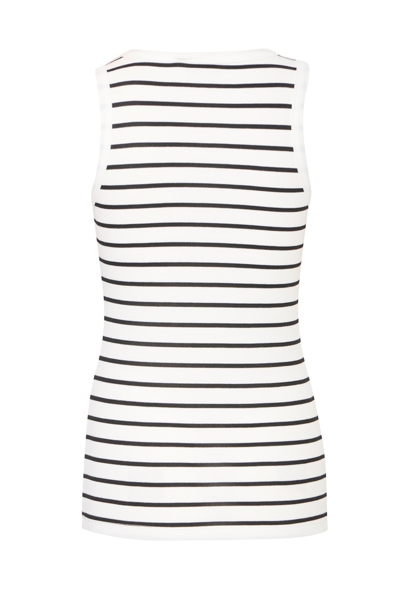 Fransa Hizamond Vest Top in Black mix
