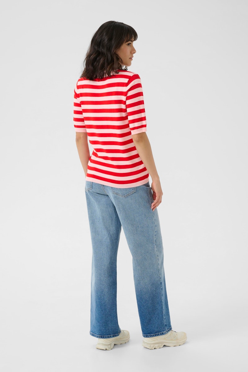 Fransa Lizza Pullover in Lotus True Red