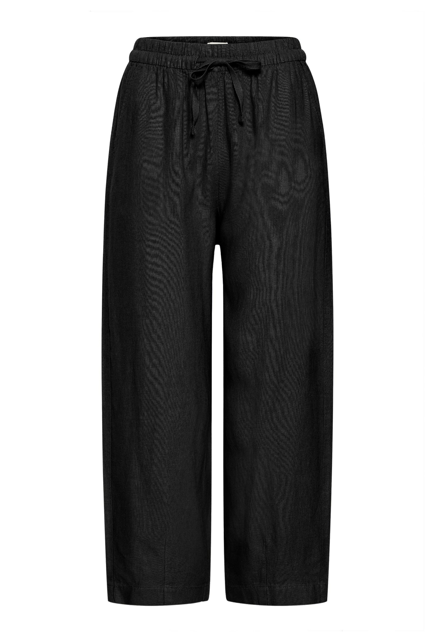 ICHI Linno Barrel Pant in Black