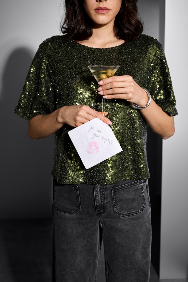 Kaffe Miranda Blouse in Ivy Green
