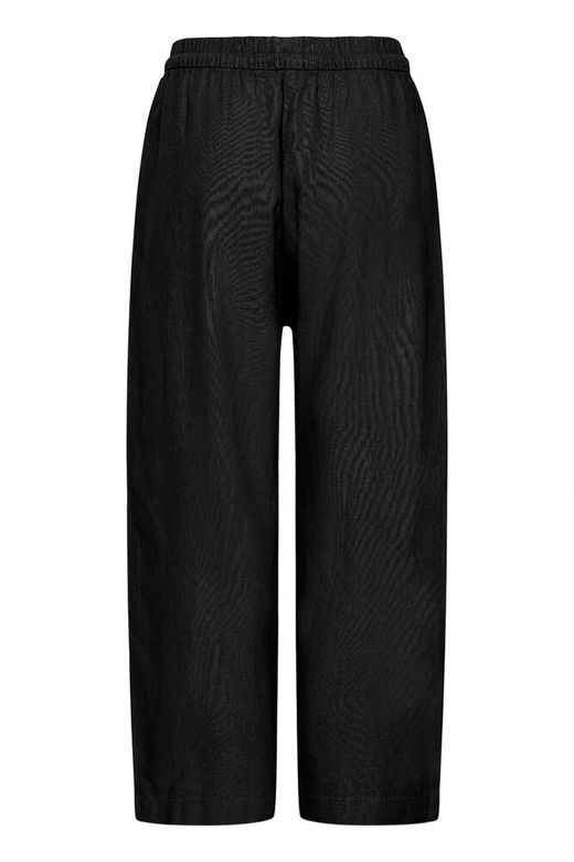 ICHI Linno Barrel Leg Pants Black