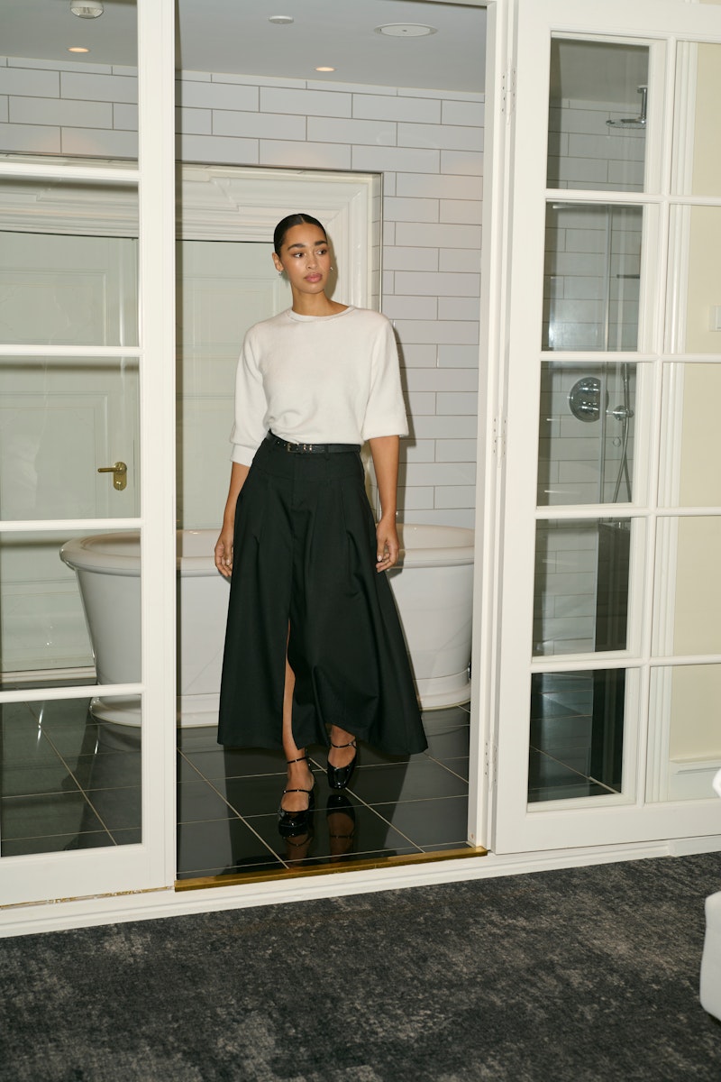 Kaffe Lissi Skirt in Black Deep
