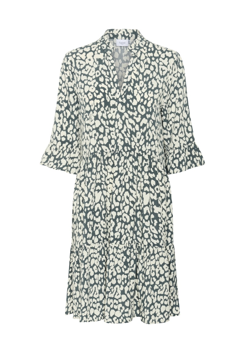 Saint Tropez Eda Dress in Winter Urban Chic Leopard