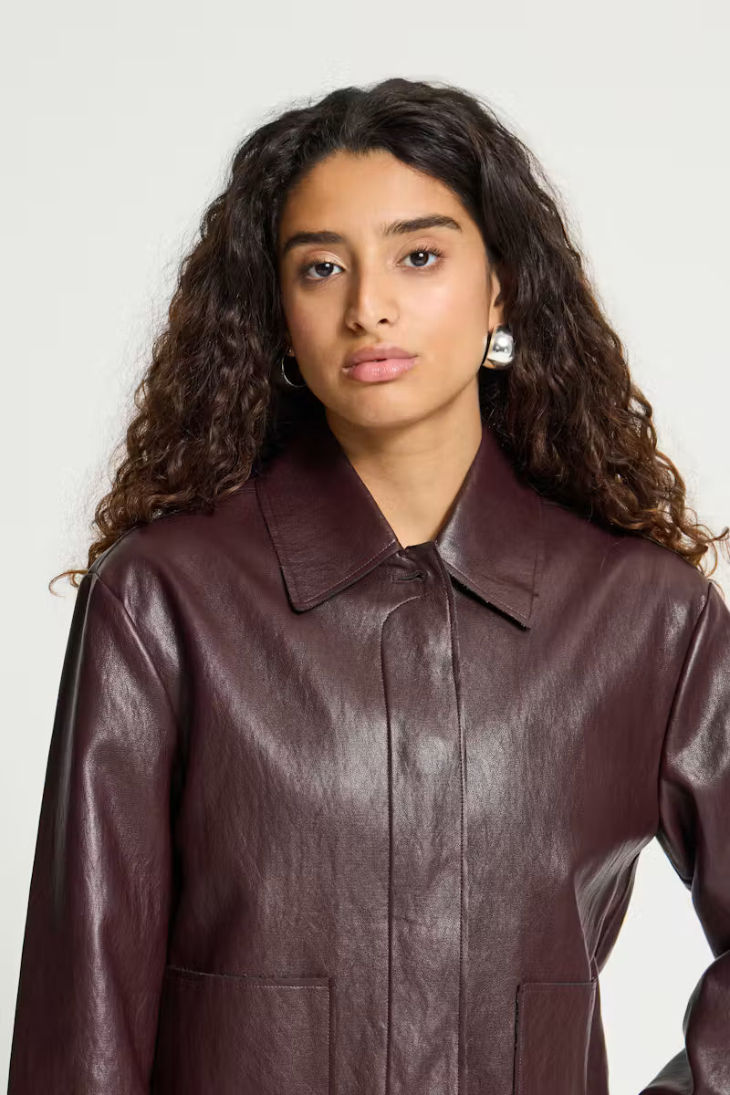 ICHI HARUMI Casual Jacket in Fudge