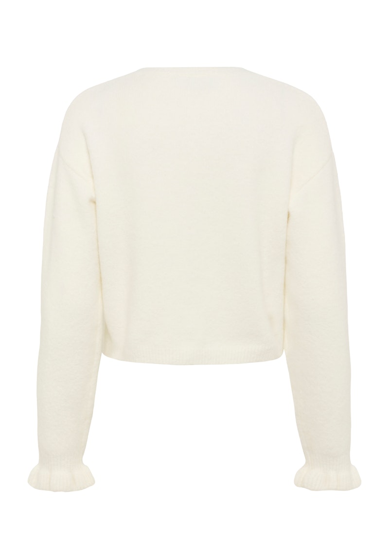 Kaffe Courson Cardigan in Chalk