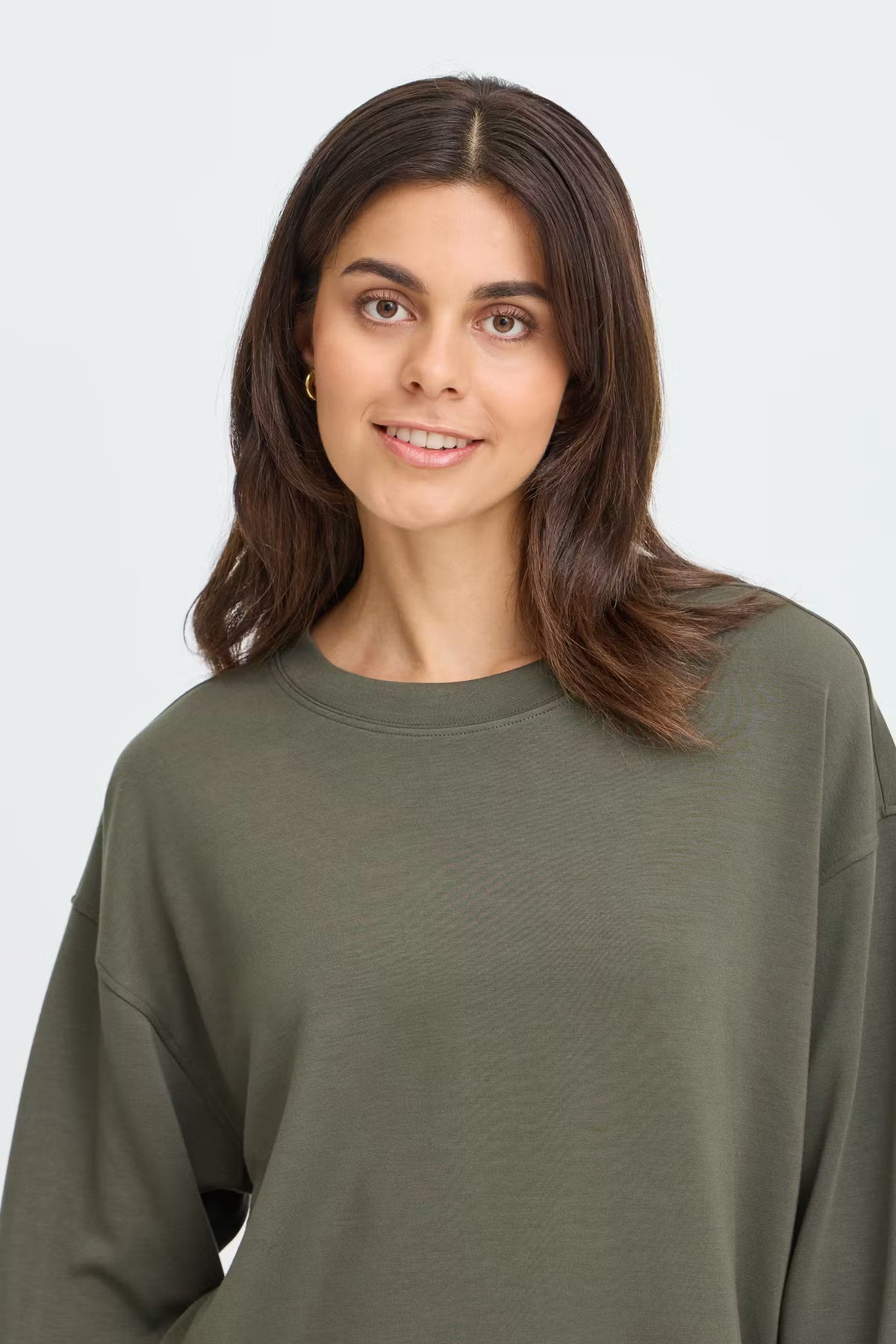 Fransa Aurora Pullover in Grape Leaf