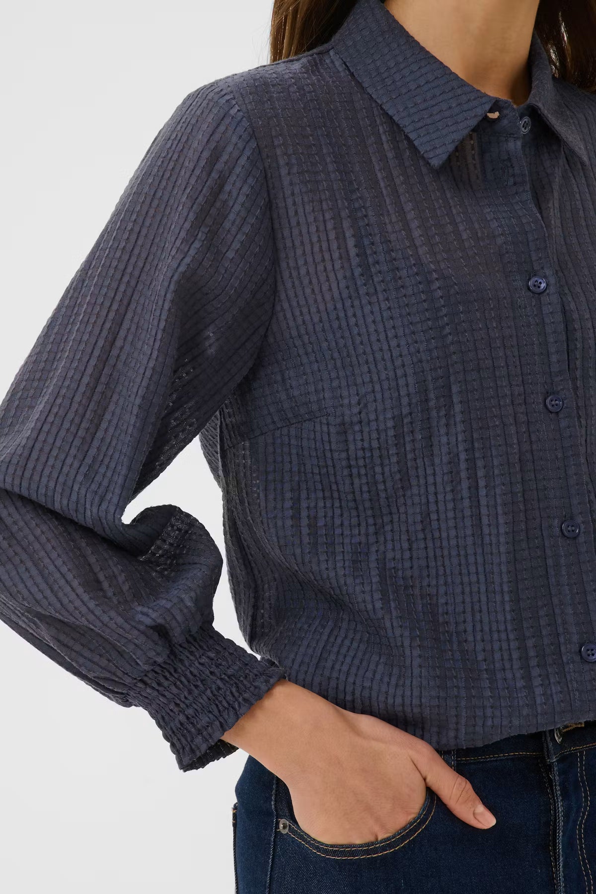 Kaffe Rea Shirt in Graphite