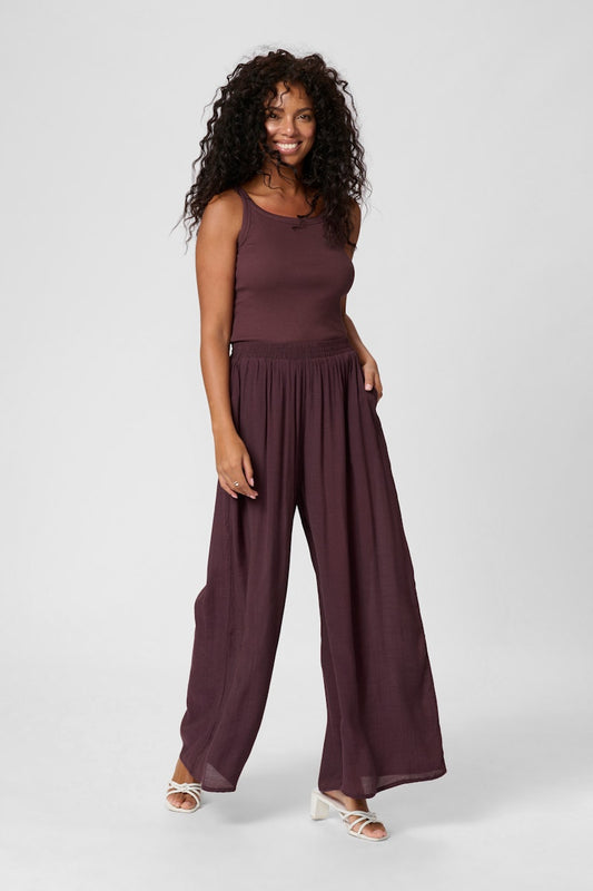 Kaffe Anja Trousers in Fudge